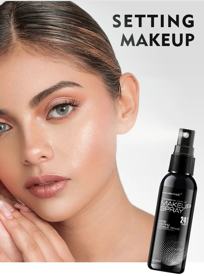 Black Polka Dot Setting Spray Long Lasting Finish