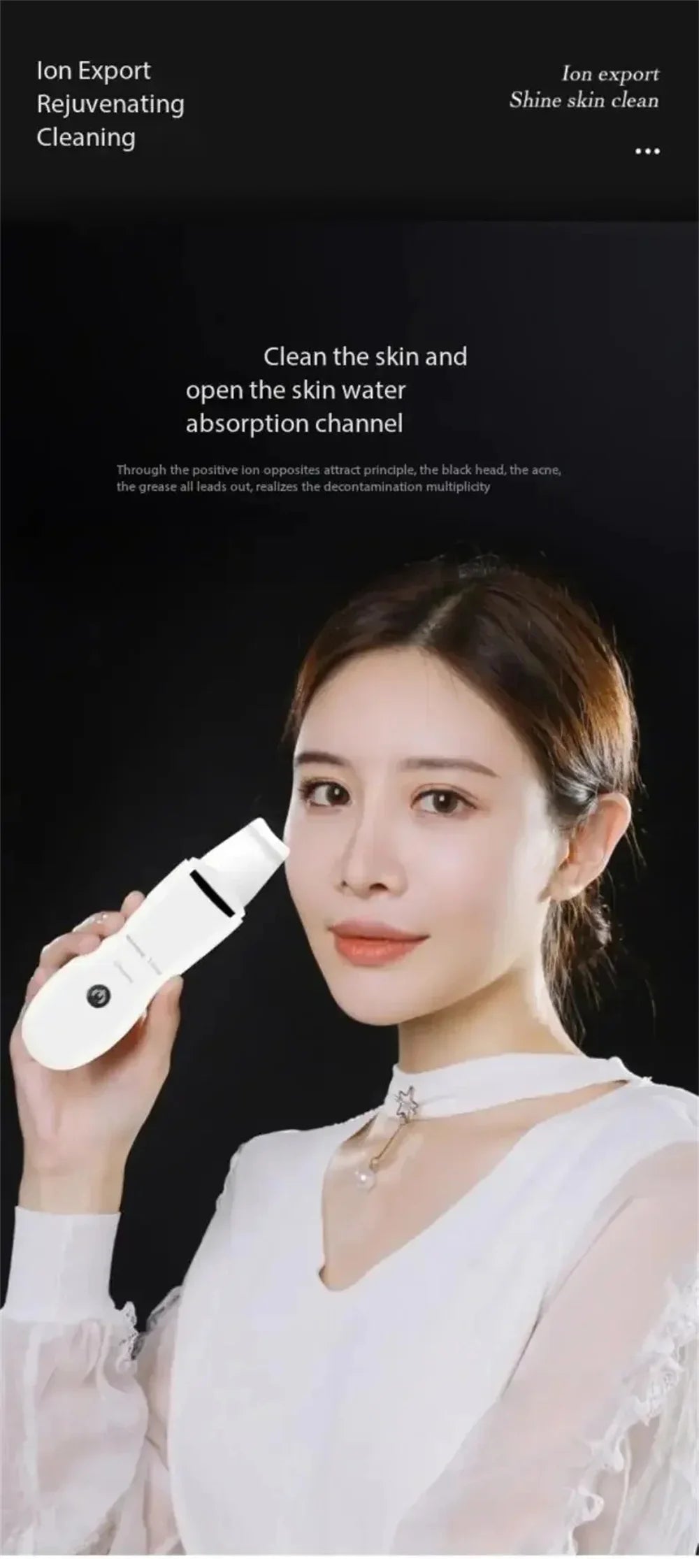 Electric Blackhead Vacuum Pore Cleaner Beauty Device