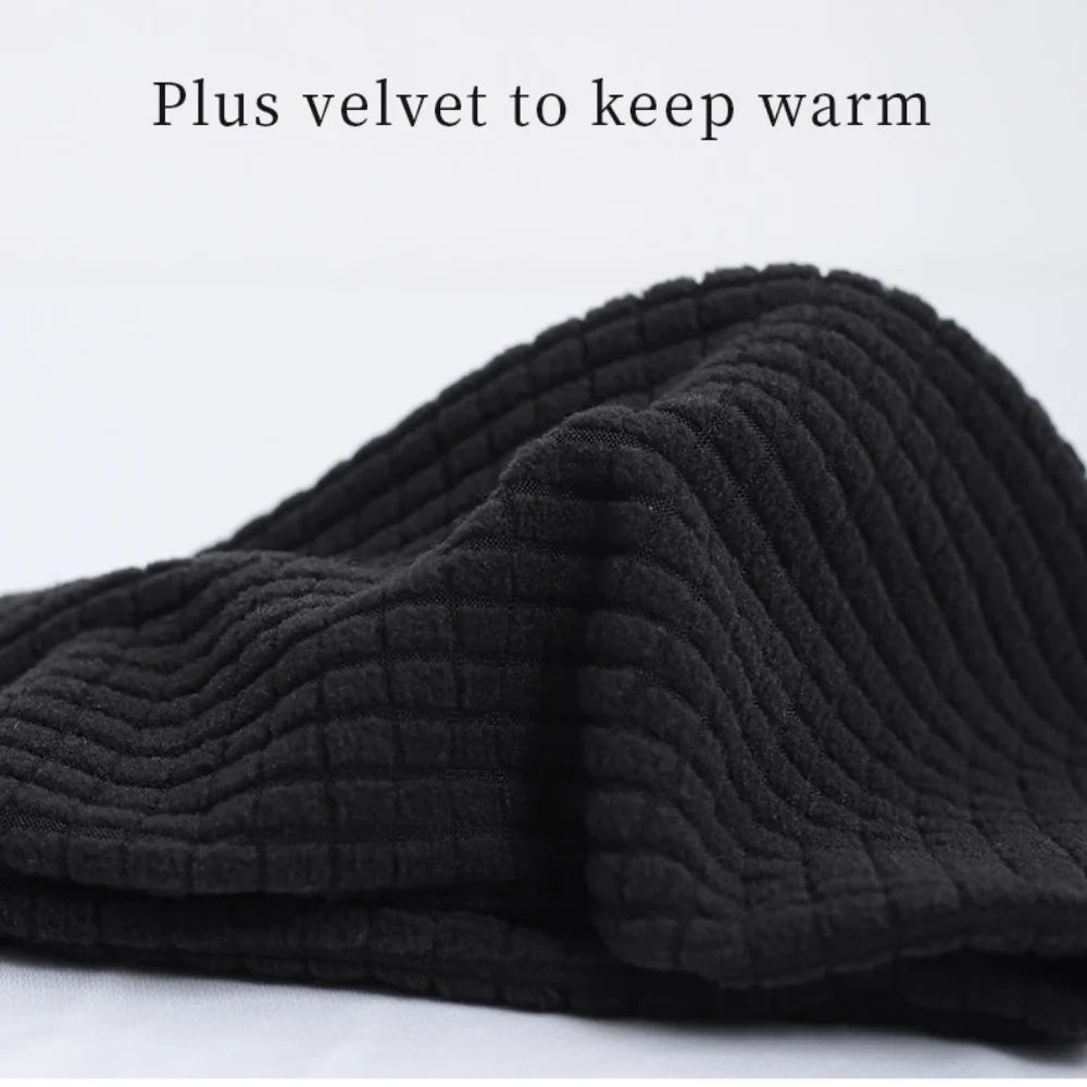 Thick Plush Winter Arm Sleeves Fingerless for Running