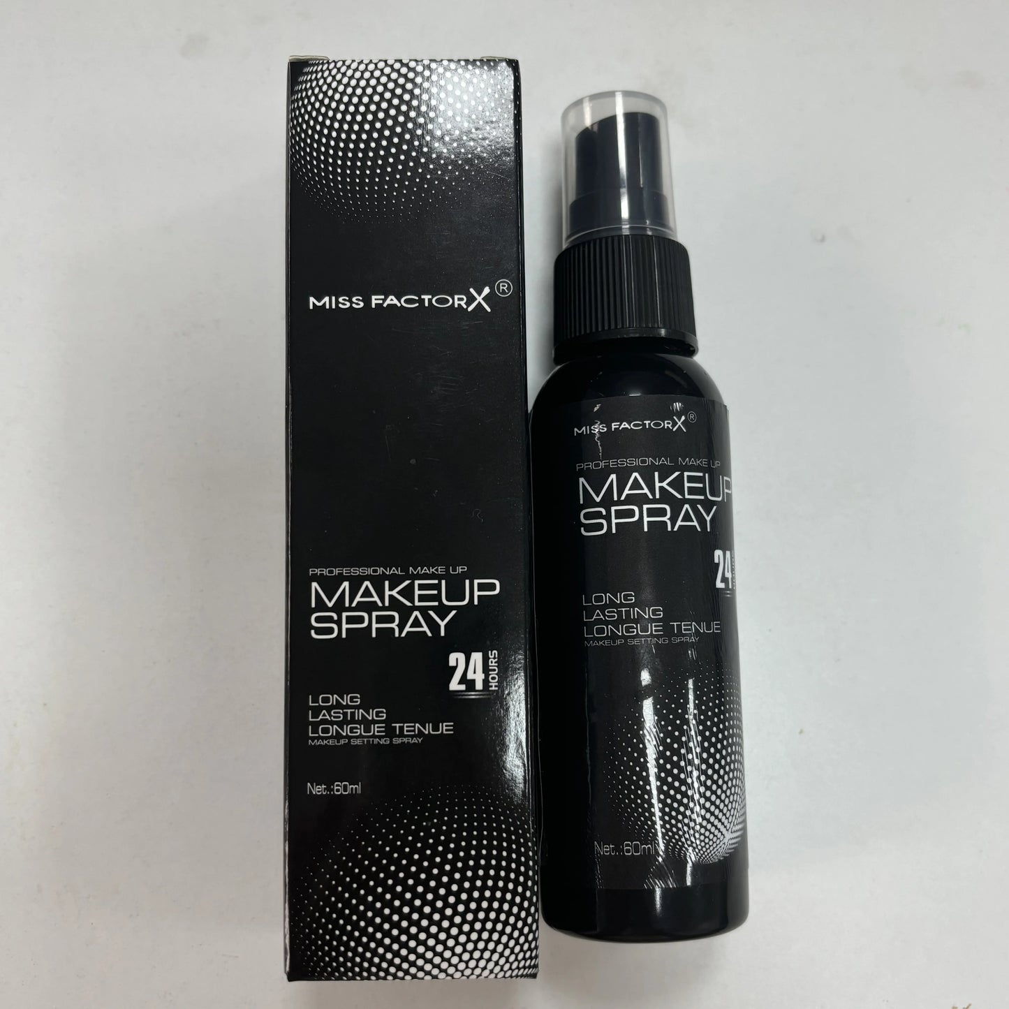 Black Polka Dot Setting Spray Long Lasting Finish