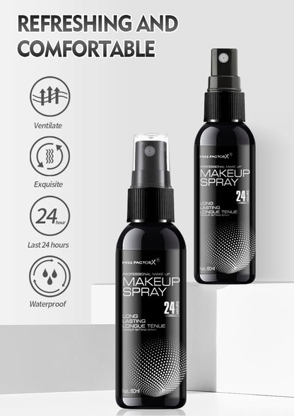 Black Polka Dot Setting Spray Long Lasting Finish