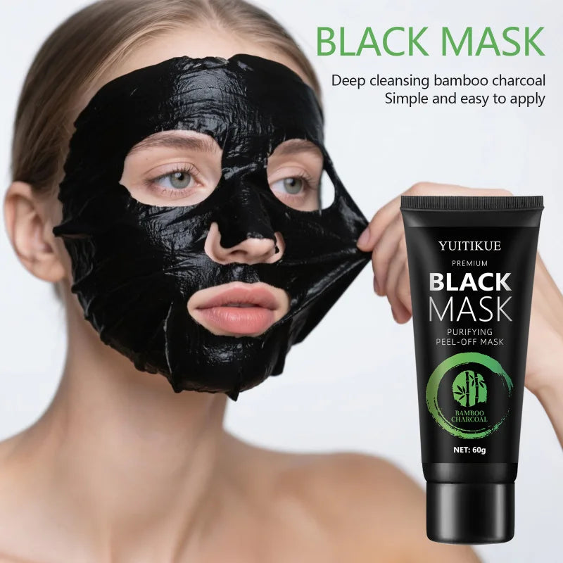 Bamboo Charcoal Blackhead Peel‑Off Mask