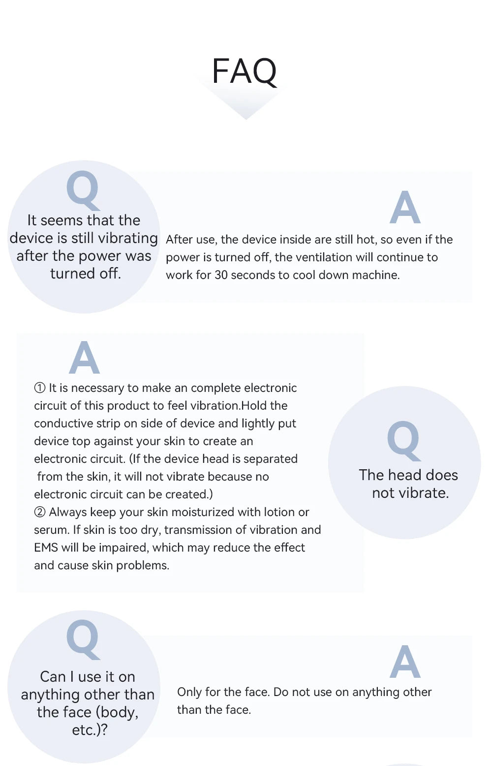 ANLAN EMS Facial Massager Pro Skin Lifting Device