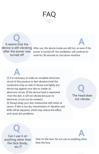 ANLAN EMS Facial Massager Pro Skin Lifting Device