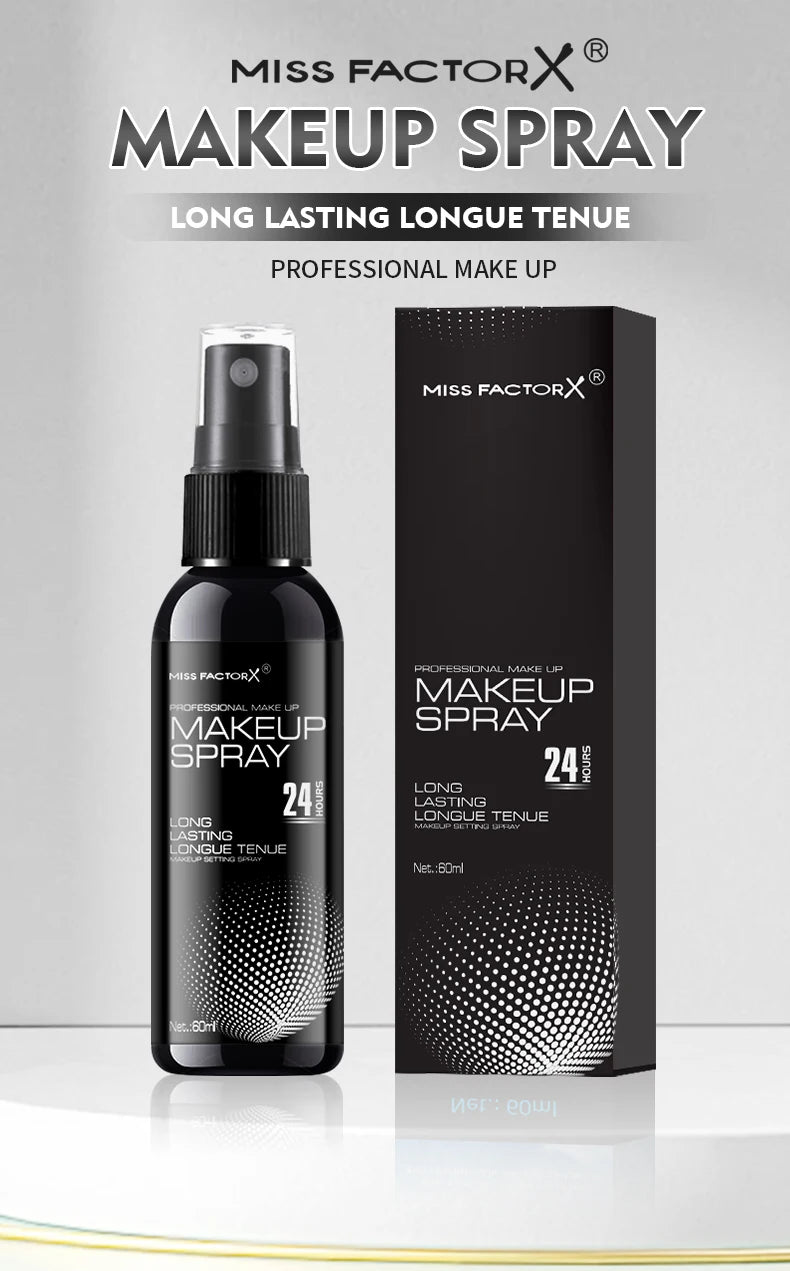 Black Polka Dot Setting Spray Long Lasting Finish